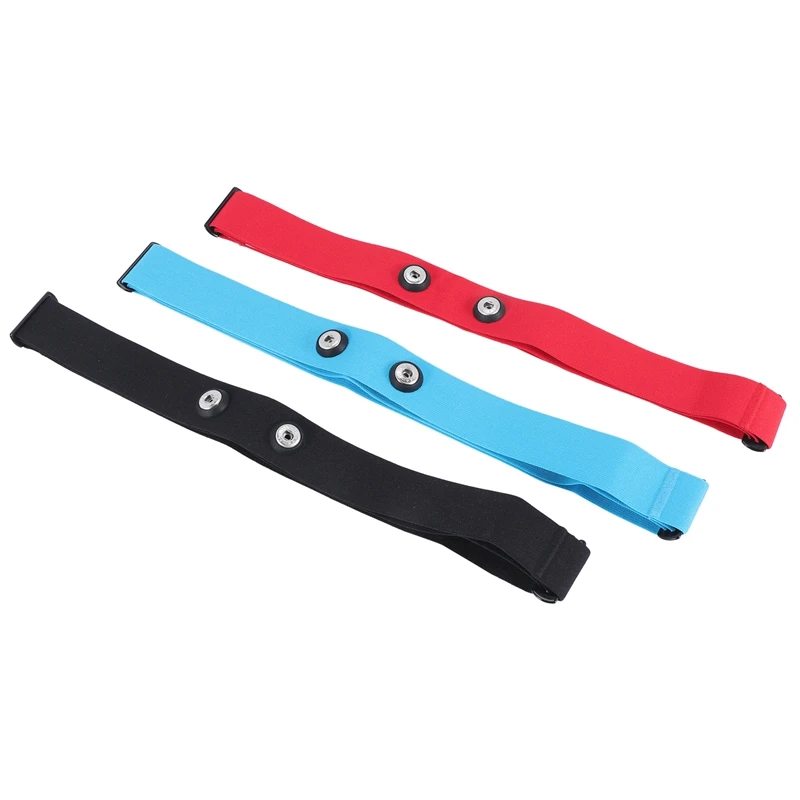 3Pcs For Magene Heart Rate Chest Strap Adjustable Elastic Strap For Polar Wahoo Garmin Sports Wireless Monitor Rate Belt