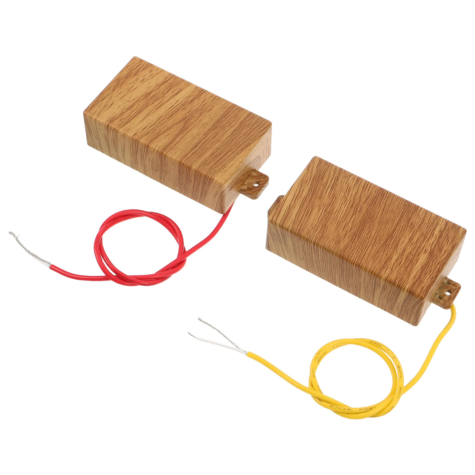 2Pcs Electric Guitar Pickups Set Metal Double Coil Closed Mini Humbucker Replacement Parts Bridge Neck Portable Guitar - view 2