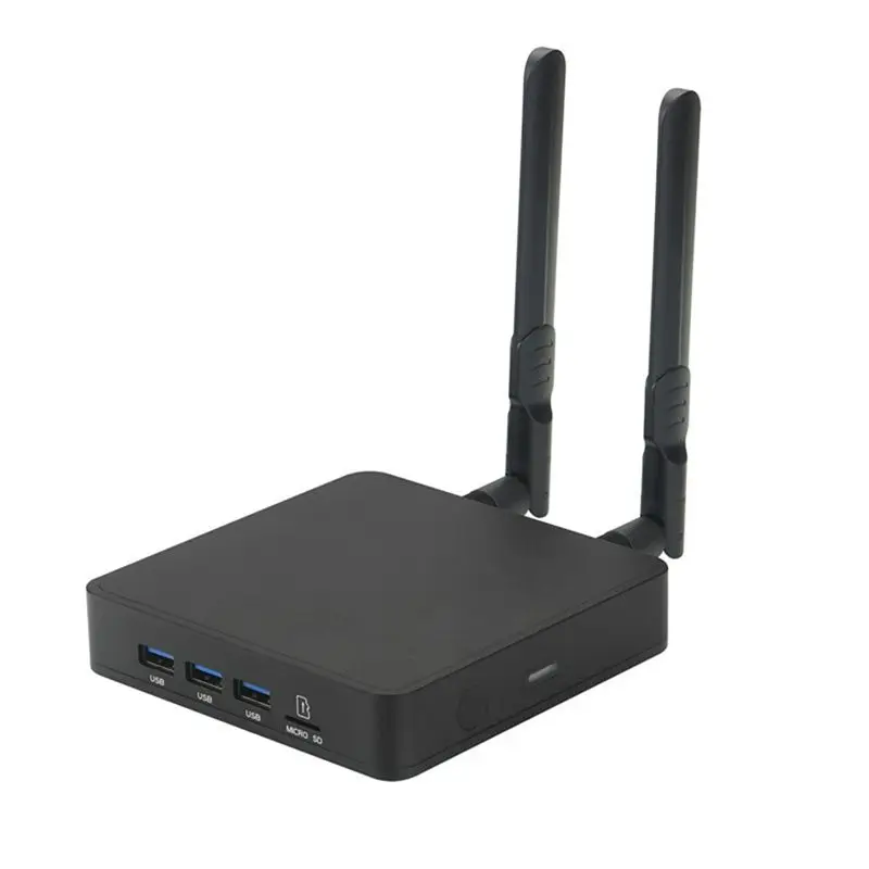 

ТВ-приставка FEDI AM9 Smart Media Player на Android 14 с процессором AMLOGIC S905X5, 4 ГБ LPDDR4, 64 ГБ памяти, Wi-Fi 6, 1000 Мбит/с, EU Plug