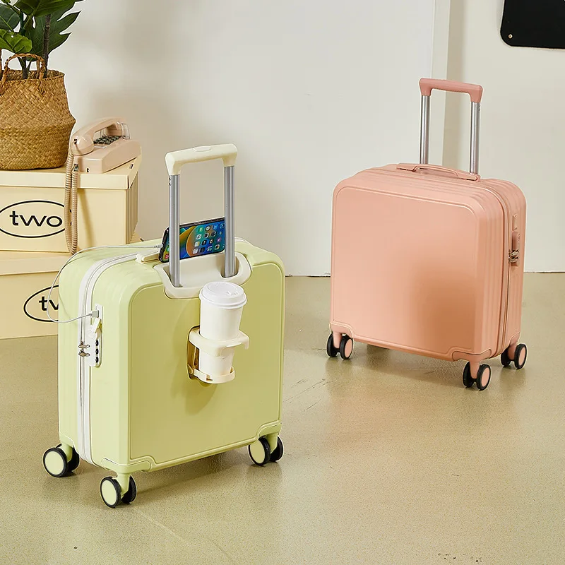 18-inch-flat-plane-suitcase-lightweight-portable-password-pull-rod-travel-check-in-leather-box-urban-minimalist-style-abs-pc