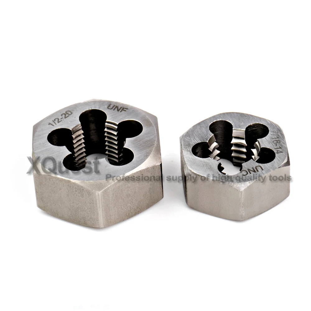 Imagem -04 - Mão Direita Unificou o Hexágono da Linha Morre Porcas Unc Unf 16 Encanta as Linhas de Corte Hexagonais dos Dados Porca Unc1 Unc5 16 a