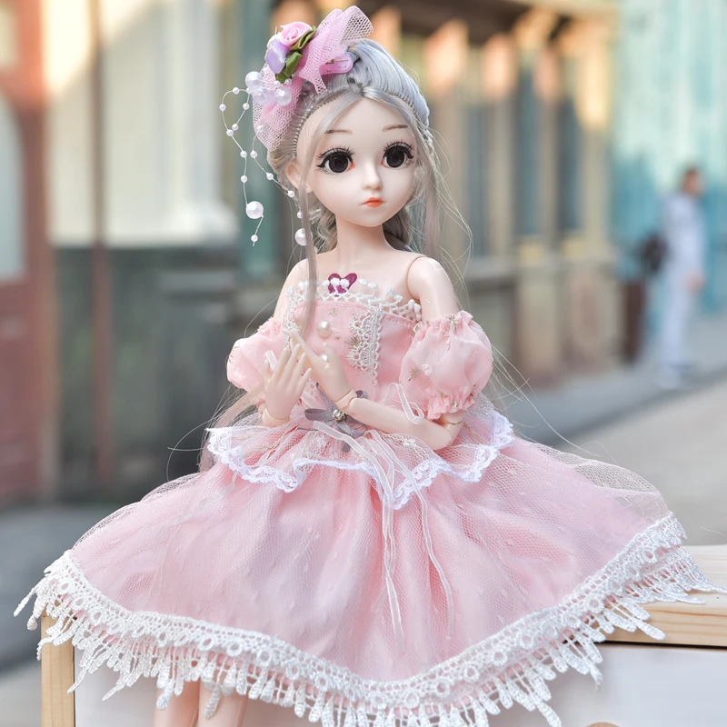 26 Movable Jointed 45cm Bjd Doll 1/4 18 Inch Realistic Fashion Dolls Retro Princess For Girls Birthday Gift Toys For Children