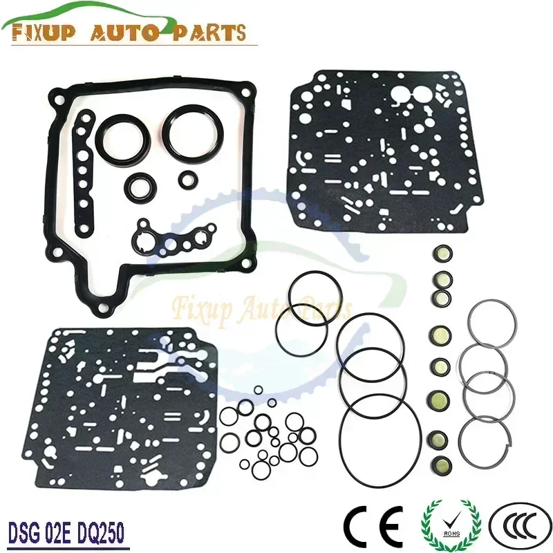 DSG 02E DQ250 Automatic Transmission Overhaul Repair Kit Gaskets Seals O-Rings For Audi VW SEAT SKODA Bettle Golf Passat Jetta