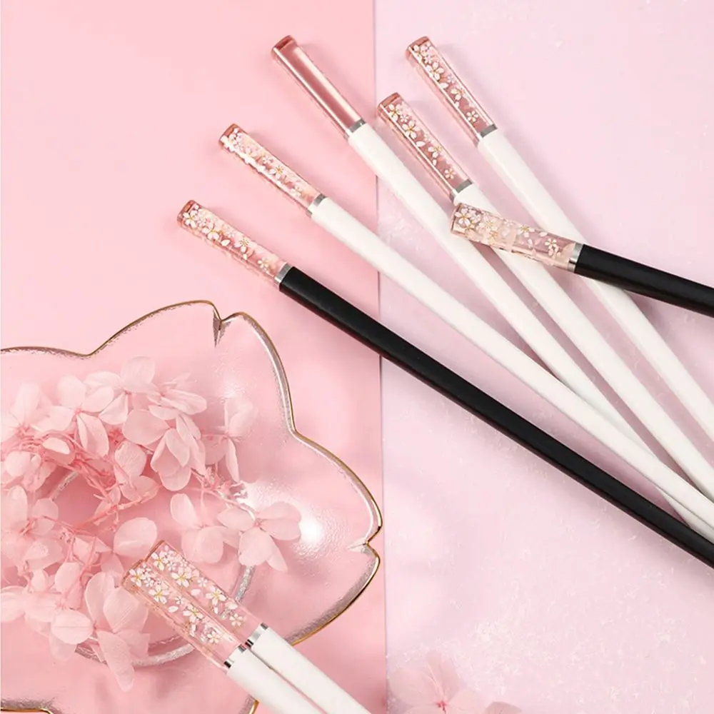 Reusable Antibacterial for Dinning Lightweight Hotel Sushi for Home Chopsticks Alloy Chopsticks Tableware Kitchen Tool