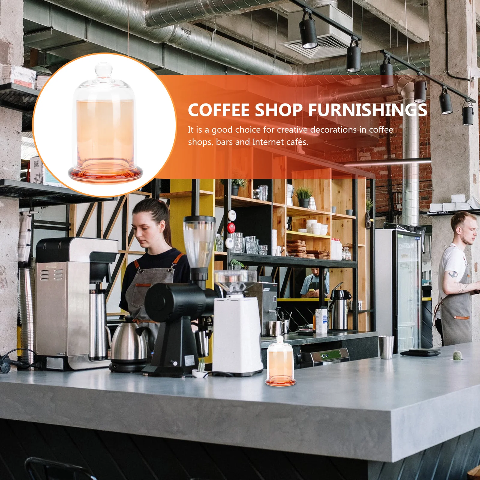 

Wedding Decor Candleholder Candlestick Wax Bell Jar Romantic Clear Candleholders