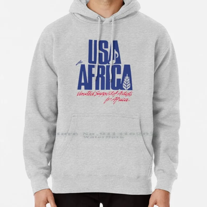 Usa For Africa Hoodie Sweater 6xl Cotton We Are The World Usa For Africa Michael Jackson 80s Retro Vintage Mj Music Classic