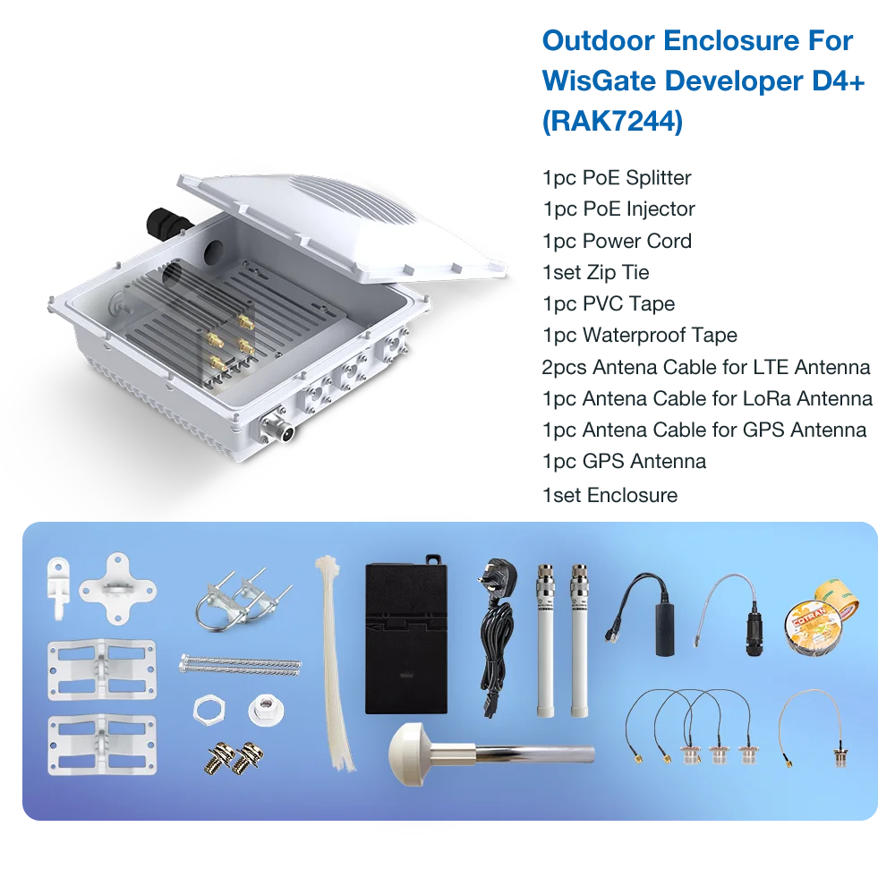 Outdoor Enclosure for WisGate Developer Gateway