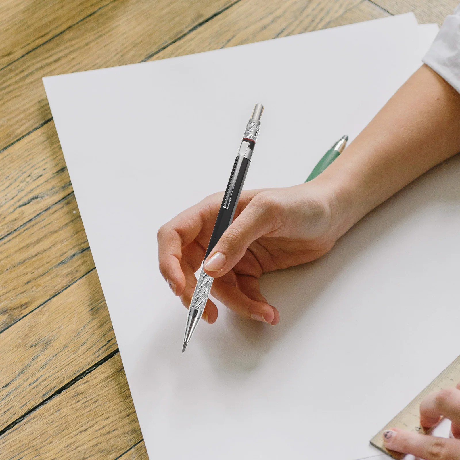 1Set Engineering Mechanical Pencil Unique Design Smooth Writing for Students Office School Supplies Drawing Stationery