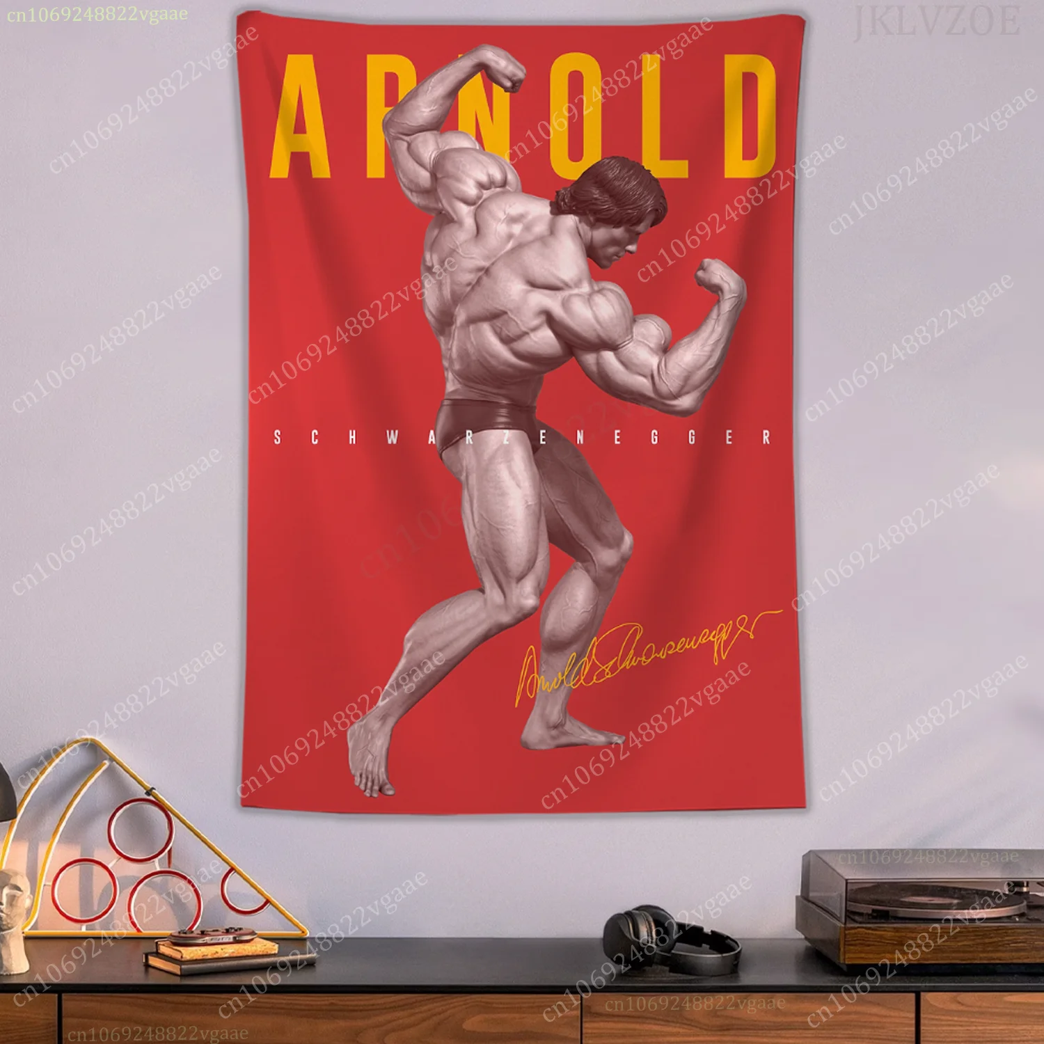 

Arnold Gym Tapestry Poster Fitness Wall Art Tapestries For Bedroom Decoration Aesthetic Tapices Flag Work Out Wallpaper Fitness