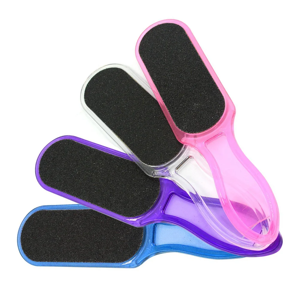 

4pcs Double-Sided Foot File For Dead Skin Removal Lightweight Pedicure Tool Feet Callus Remover Rasp Grinding Stone