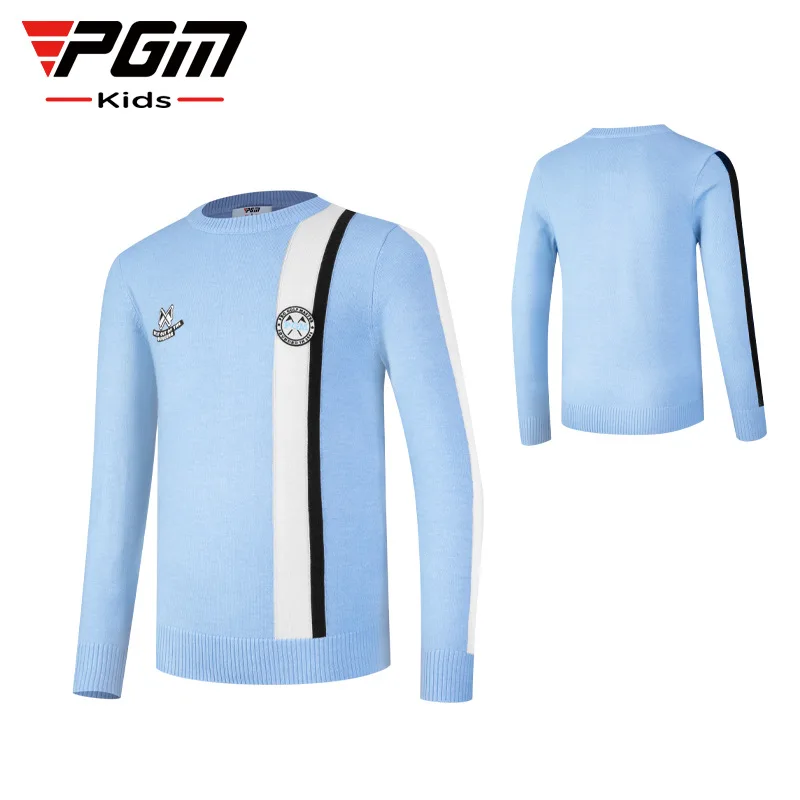 

PGM Autumn Golf Boys' Sweater Wool Fabric Comfortable Warm Soft Skin friendly Crew Neck new