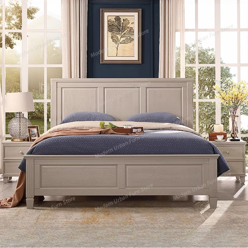 Wedding Simple Beds Beauty Princess Luxury Aesthetics Comfortable Bed Fashionable Designer Aesthetics Wood Muebles Furniture
