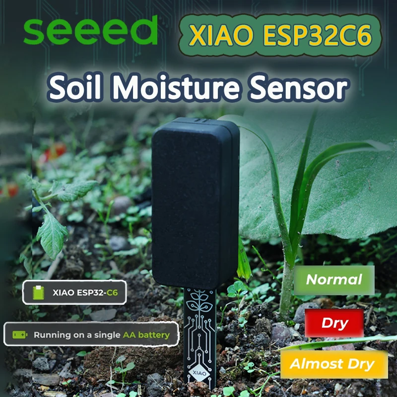 

Датчик влажности почвы Seeed XIAO ESP32-C6, интеграция Native ESPHome и домашний помощник, динамический мониторинг для любителей растений
