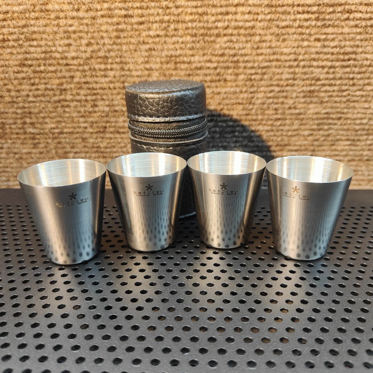 

Mini stainless steel cup 5-piece camping cup picnic barbecue beer cup mountaineering cup coffee cup outdoor portable