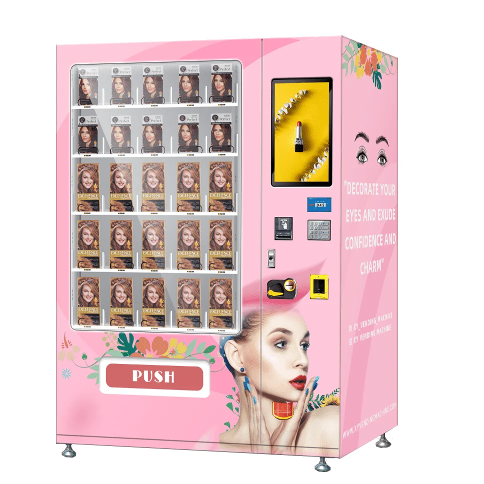 

Hot-Sell in European & American Markets Eyelash & Fake Hair Vending Machine