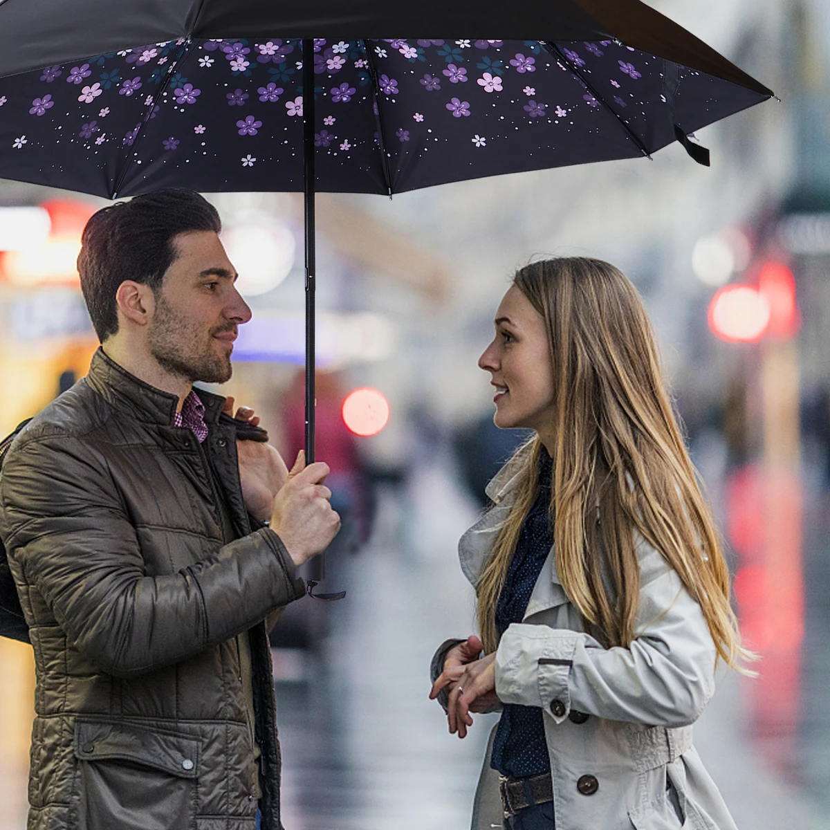 

UV Sunshade Regenschirm Regenschirme Transparent Faltbar Klappbarer Outdoor-schirm Faltender Umbrella