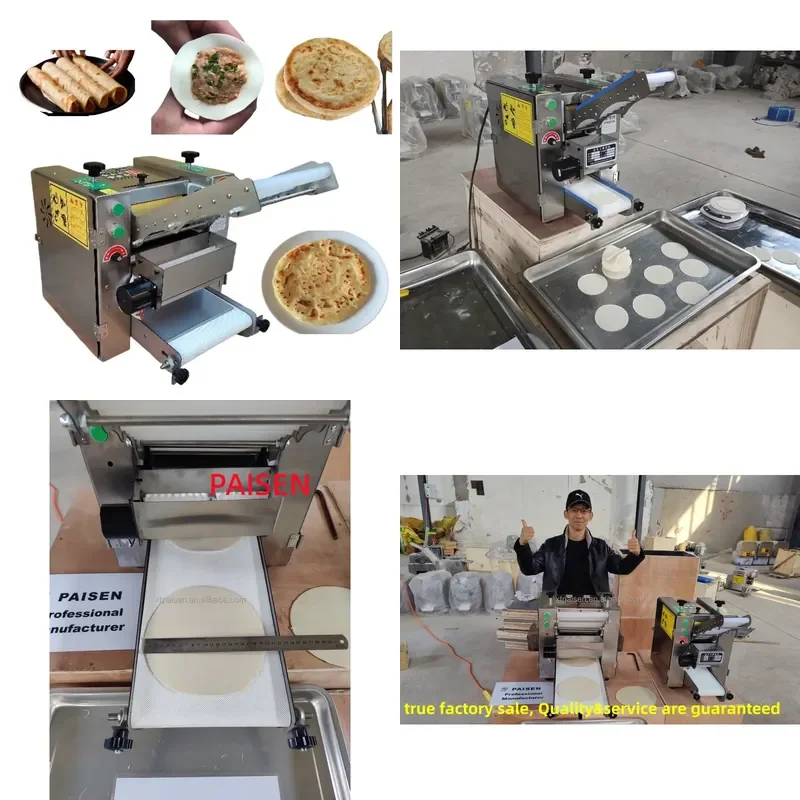 2026 hot sale Automatic Arabic Pita Bread Pizza Dough Machine Tortilla Roti Chapati Dumpling Samosa Gyoza Wonton Wrapper