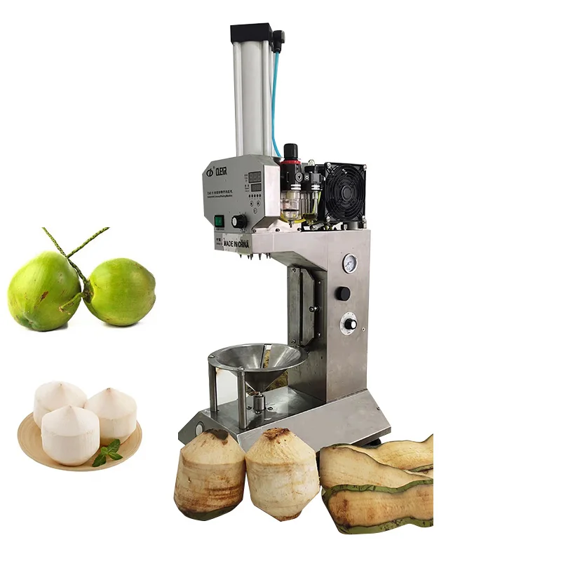Electric Automatic Fresh Green Young Coconut Peeler Peeling Skin Machine Processing Machinery