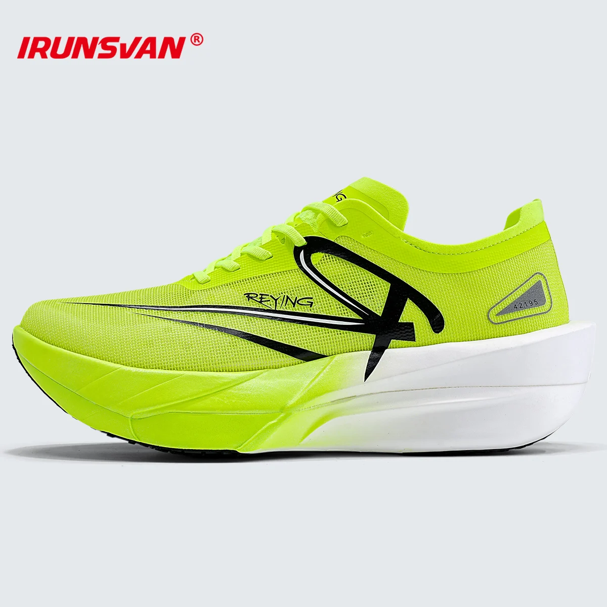 IRUNSVAN مطاردة الضوء 1.0 المهنية ماراثون كامل طول لوحة الكربون احذية الجري ماراثون امتصاص الصدمات الثلاثي انتعاش