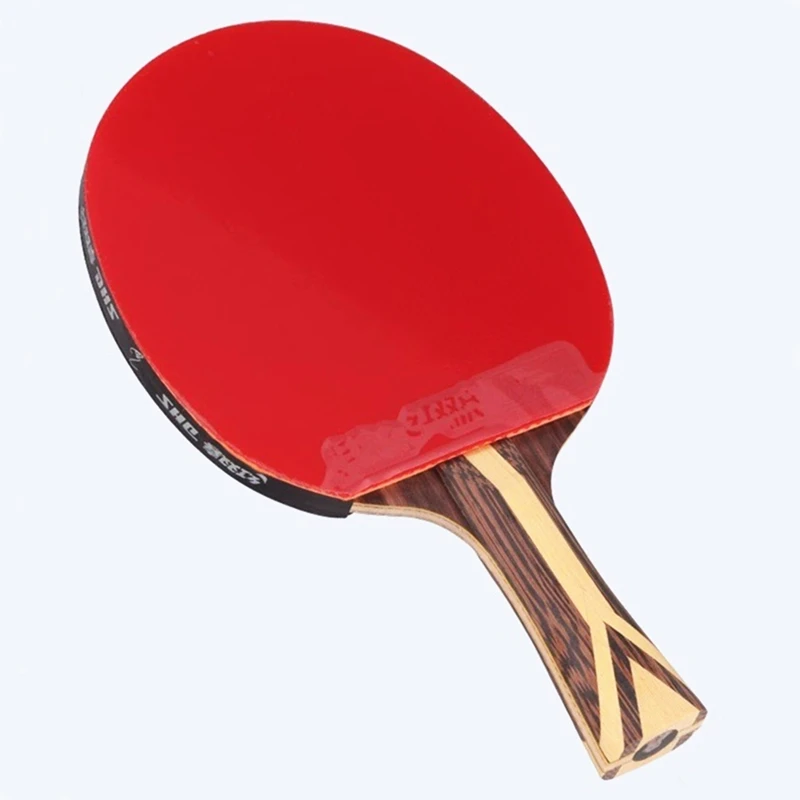 Original DHS 9 Star Table Tennis Racket Professional 5 Wood 2 ALC Offensive Ping Pong Racket with Hurricane Sticky Rubber