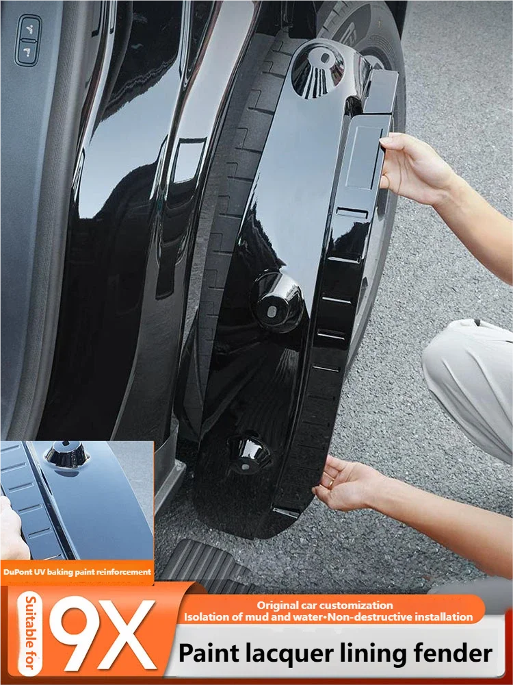 For Zeekr 9x 2025 2026 Accessories Car Mud Flaps Auto Flap Splas Splash Guard Front Rear Fender Car Accessories Mudguards