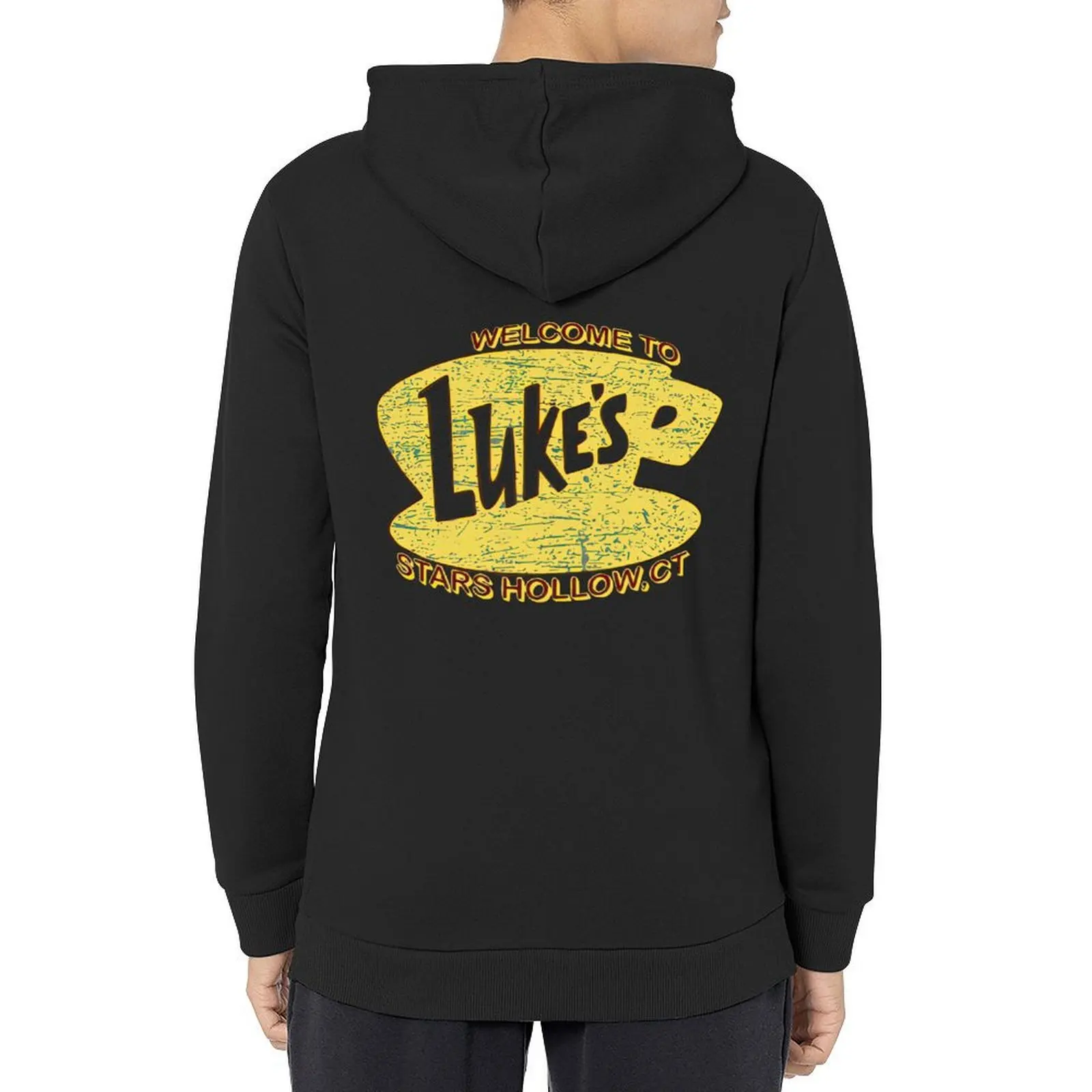 

To Lukes Welcome Gilmoregirls Diner Hoodie graphic t shirts men korean style clothes blouse men wear new in hoodies and blouses