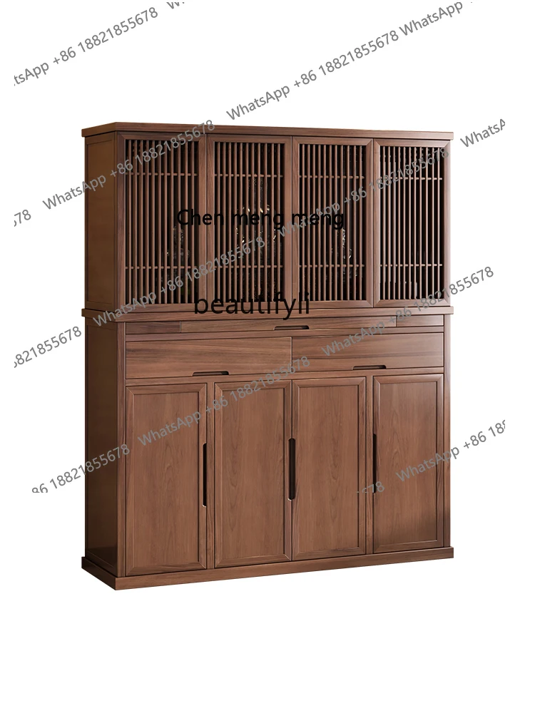 

X Black Walnut Buddha Shrine New Chinese Style Clothes Closet Buddha Shrine Hall Bodhisattva Cabinet Household