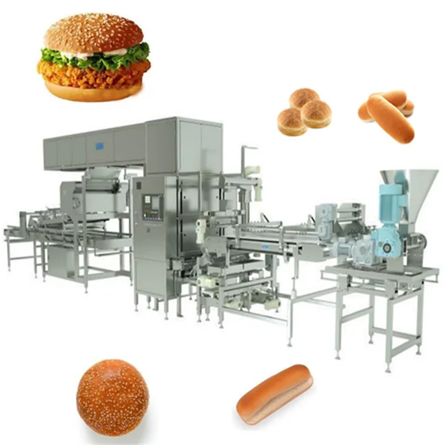 Bread Making Machine Complete Line Hamburger Bun Bread Maker