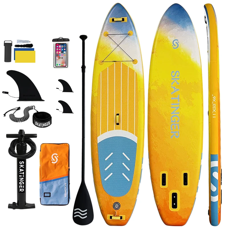 Weihai Skatinger Inflatable Paddle Board Paddle Sup Board Surfboard