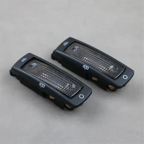 3B0947291 Black 2Pcs Rear Reading Map Dome Light Ceiling Lamp for VW Golf Passat 1998-2005 Beetle Bora Superb 3B0947291B