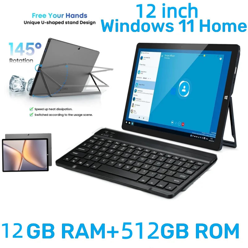 12 INCH 12GB RAM 512GB EMMC ROM WINDOWS 11 TABLET PC Ubook Intel Core  i5-1020Y CPU 2160 x 1440 IPS Pixel WIFI Quad Core 1.0GHz