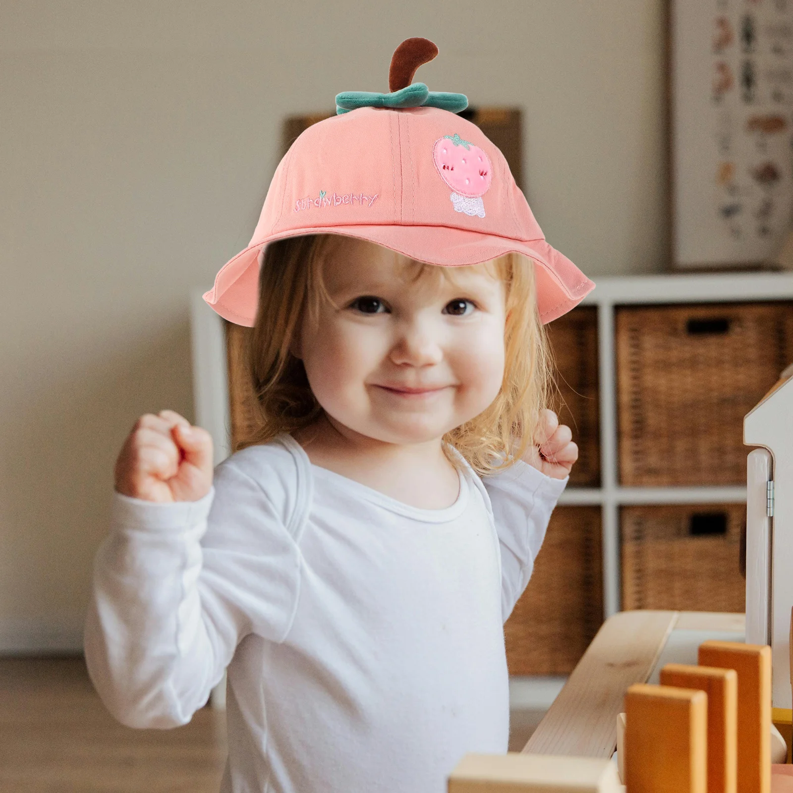 

Дышащая шляпа от солнца для маленьких девочек, летняя пляжная панама для маленьких девочек, милая рыбацкая шляпа с защитой от ультрафиолета, детские шапки для девочек