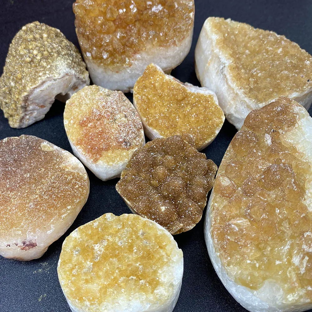 Natural Colorful Amethyst Citrine Jingzhen Cluster Mineral Specimen  Healing Energy DesktopHome Decor Gift