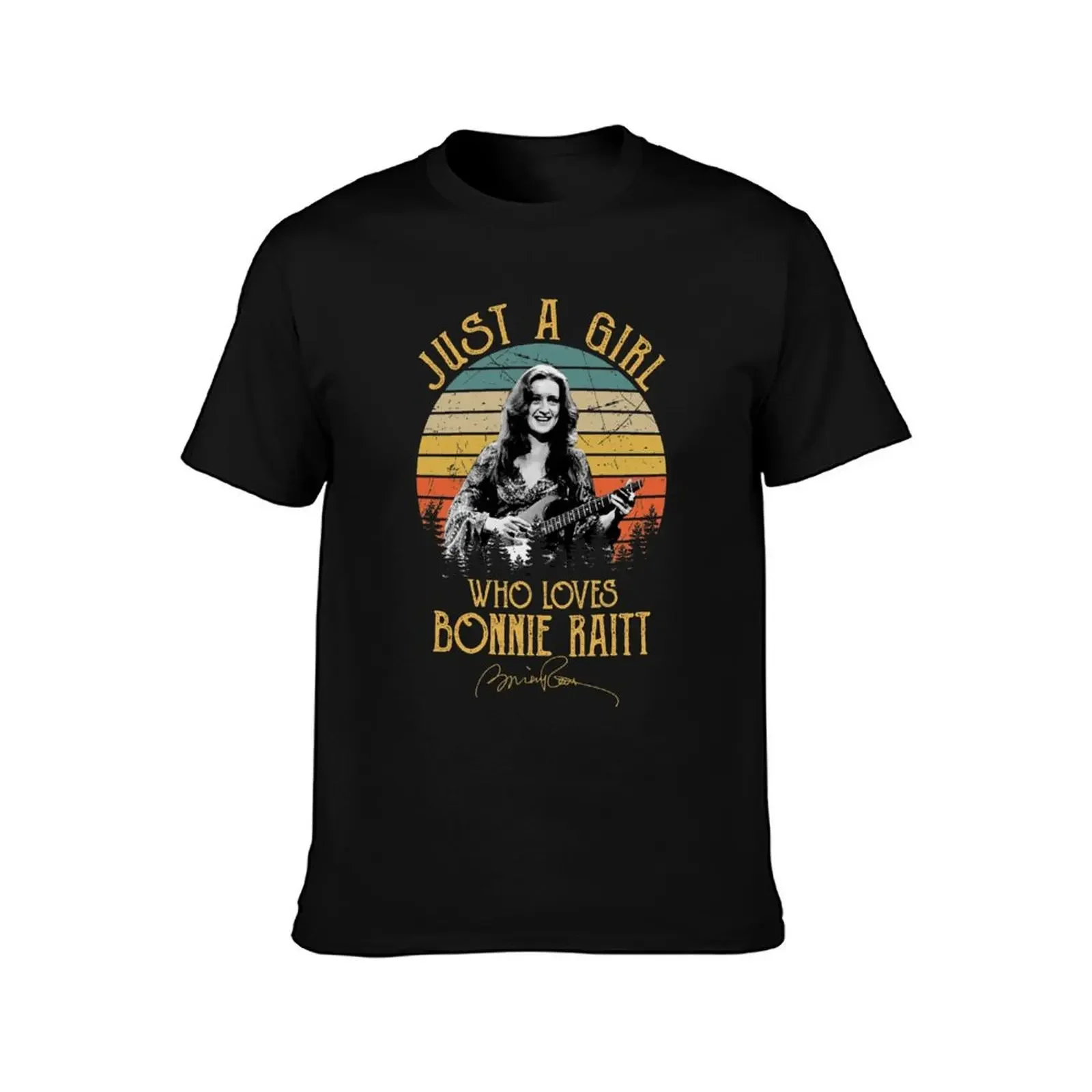 Just A Girl Who Loves Bonnie Raitt Vintage T-Shirt quick-drying cheap stuff Men's t-shirt