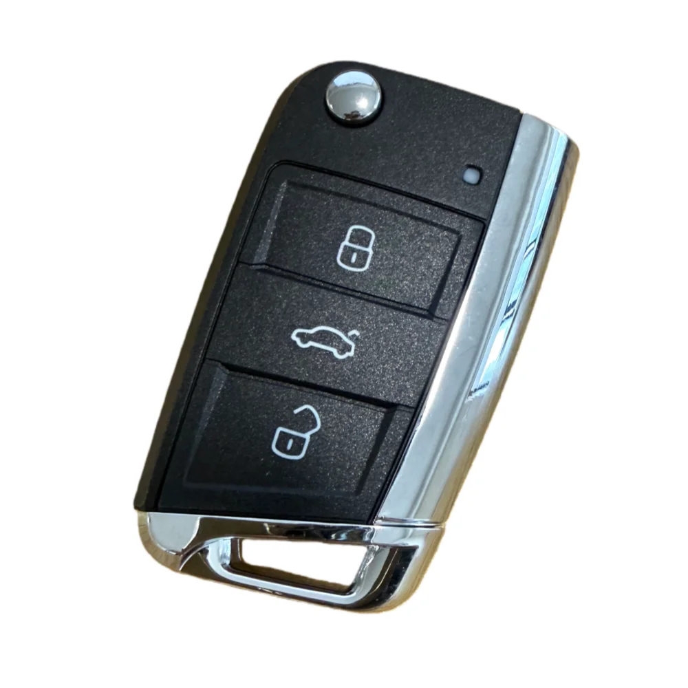 For MQB 3 Button Flip Remote Key Shell HU66 HAA Blade for VW Tiguan A7 MQB Golf VII Golf7 Golf MK7 for Skoda Octavia