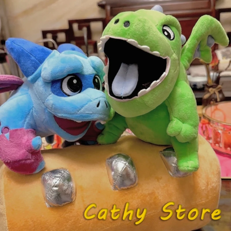 

35cm Plush Doll Game Clashed Royale Log Rolling Wood Flying Dragon Game Character Peripheral Soft Stuffed Model Doll Decor Gifts