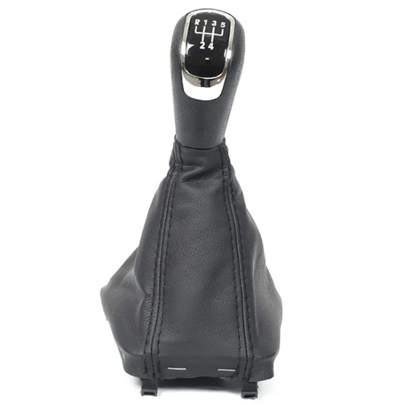 5 Speed Car Gear Shift Knob Gearstick Gaiter Boot Kit Pu Gear Shift Knob For Skoda Octavia