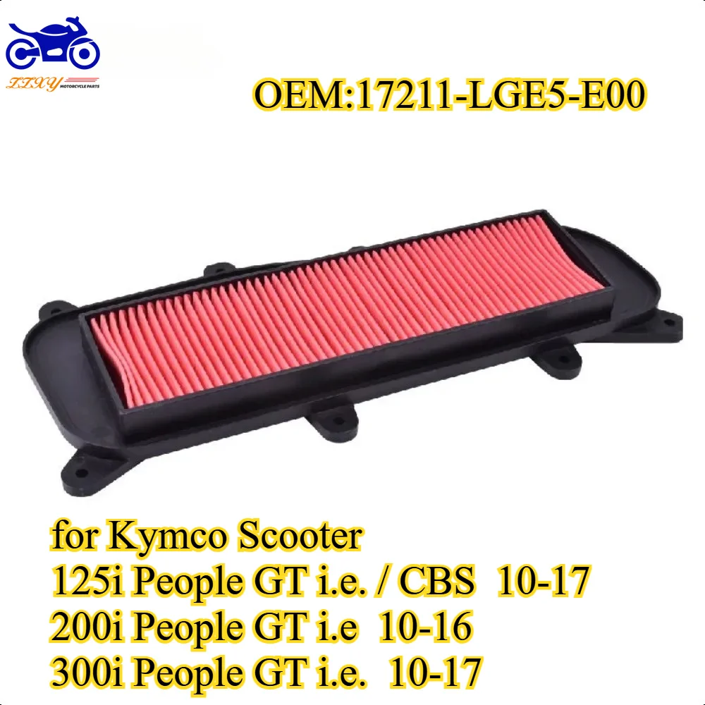 A5012 Motorcycle Engine Air filter for Kymco Scooter 125i 200i 300i People GT i.e 2010-2017