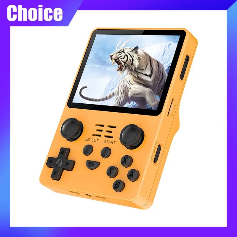 RGB20S Handheld Game Console Retro Open Source Game Players 3.5 Inch IPS Screen Dual Joystick Video Game PSP/PS1/MAME Gift Man