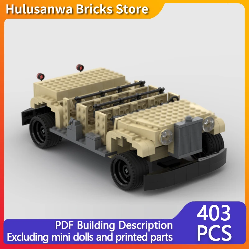 

Popular Movie Model MOC Building Bricks Movie Personnel Carrier Modular Technology Gifts Holiday Assemble Children Toys Suit