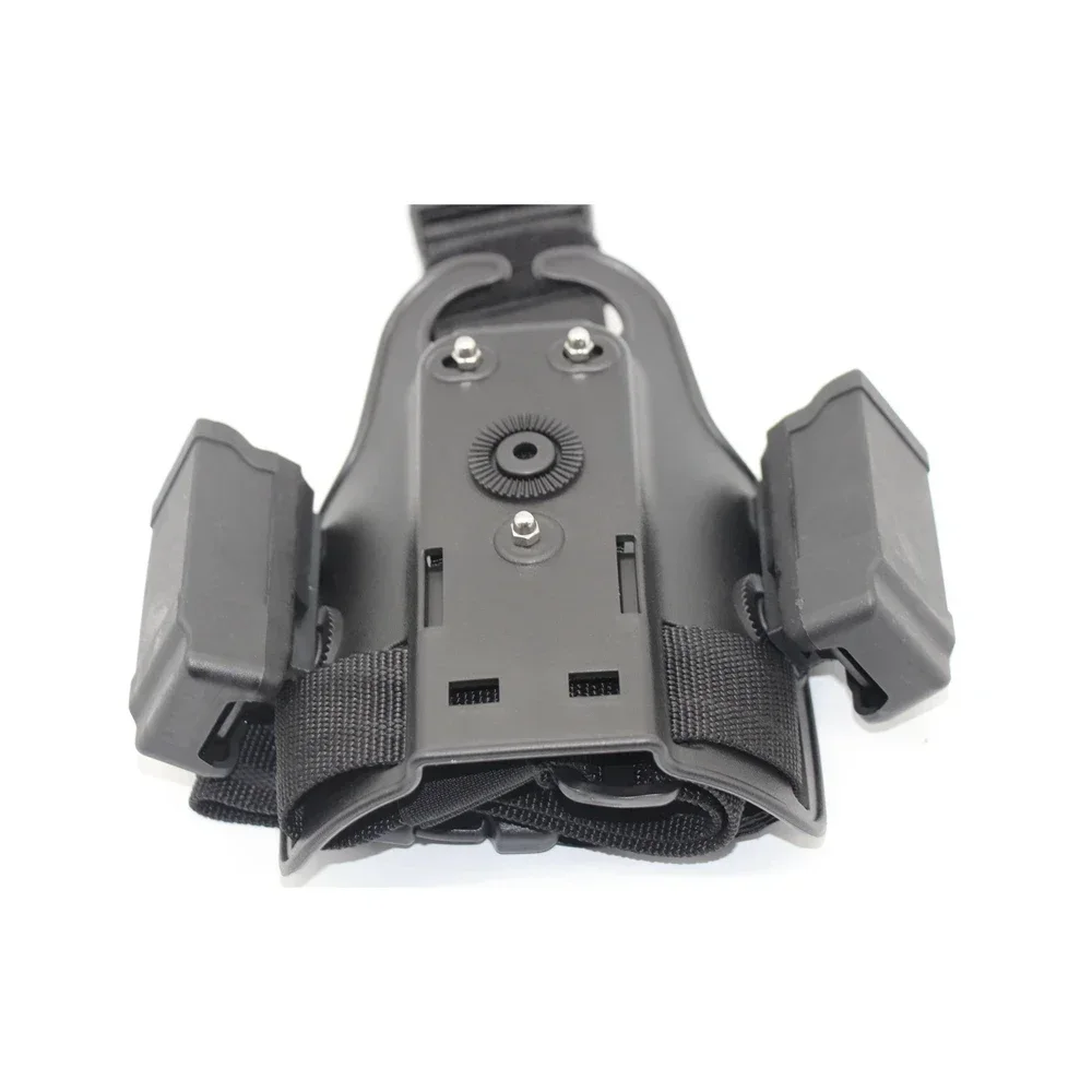 

Highly Adjustable 9mm Magazine Multiple combinations Leg Holster for GL 17 Beretta M9 Colt 1911 Beretta PX4