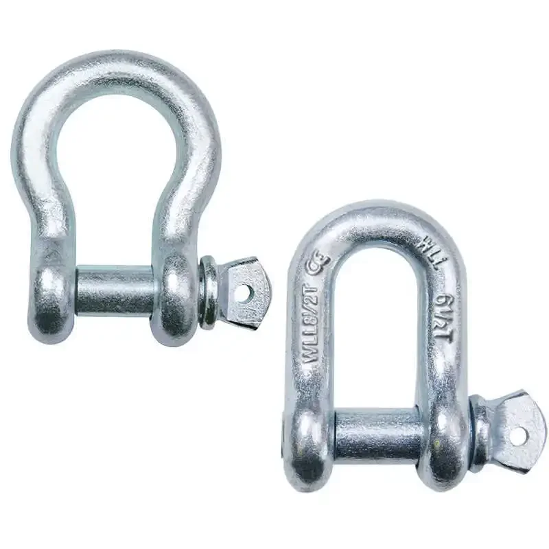 shackle horseshoe buckle national standard heavy UD type high-strength lifting buckle bow ring connection buckle lifting ear