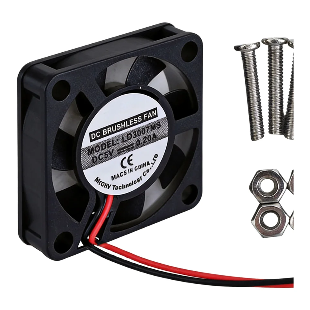 Cooling Solution 5V Cooling Fan Computer Cooling Optimal Cooling Plastic Material All-in-one Connector For Raspberry Pi 3