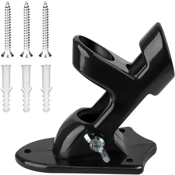 

Кронштейн для флагштока настенный, диаметр 2,6 см, с двумя отверстиями, из сплава, с комплектующими