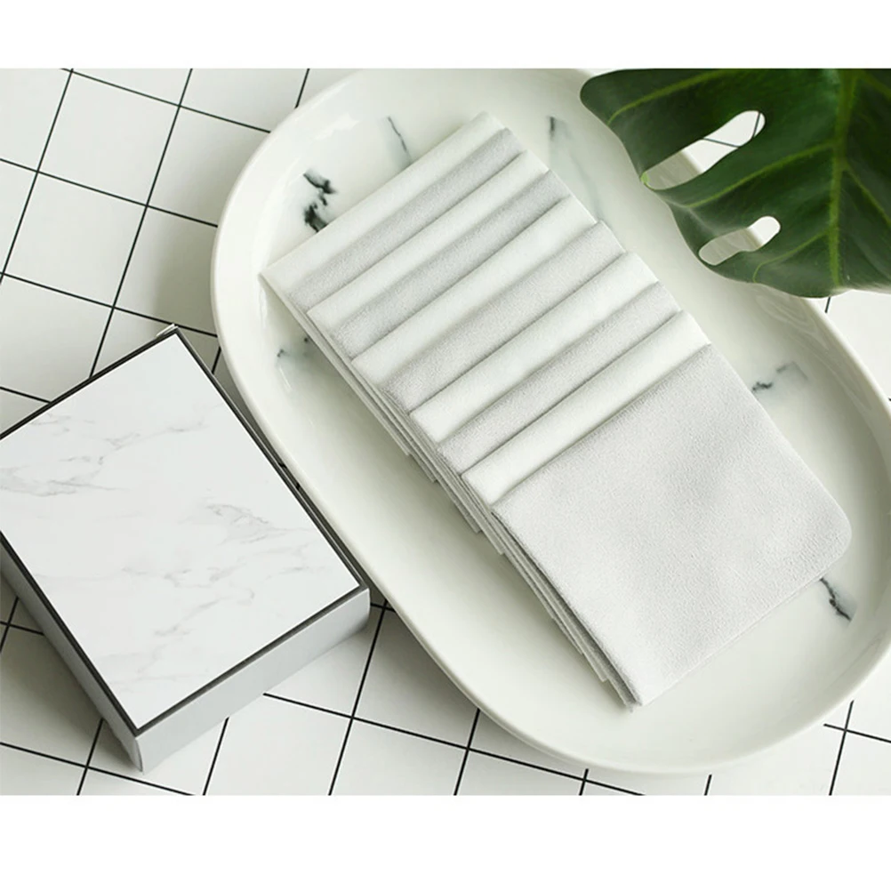 

10 pcs Microfiber Glasses Cleaner Cloth Lens Wipes Eyeglass Cleaning Cloth for Glasses Cell Phone Screens Mirrors Dust Free