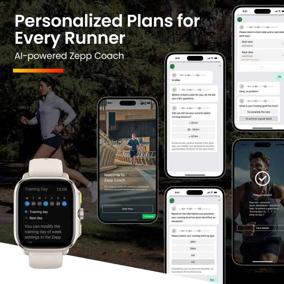ساعة ذكية جديدة Amazfit Cheetah Square 44mm مع GPS مزدوج النطاق وأكثر من 150 وضع رياضي لمراقبة معدل ضربات القلب - 3