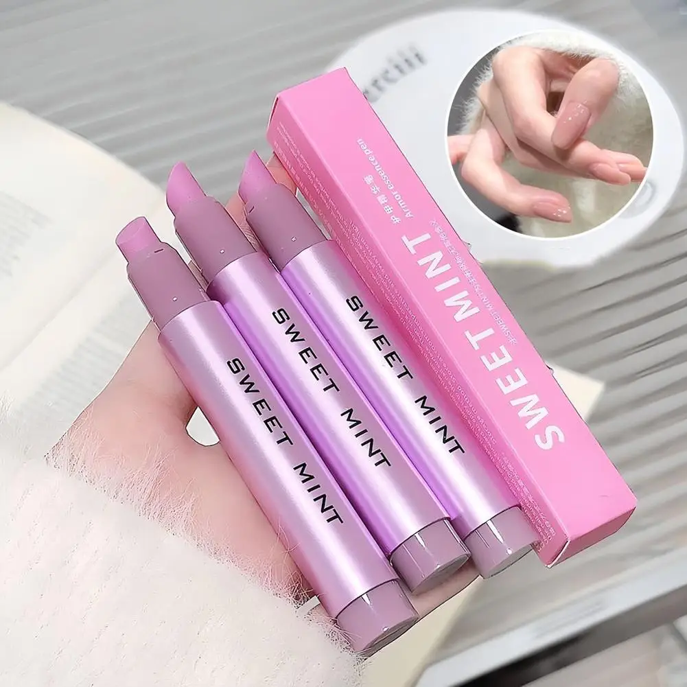 Stylo de réparation des ongles, huile nourrissante, hydratant, renforcement des ongles, cuticules, brosse à huile en céramique, soins des bords, meulage Brig G9J3