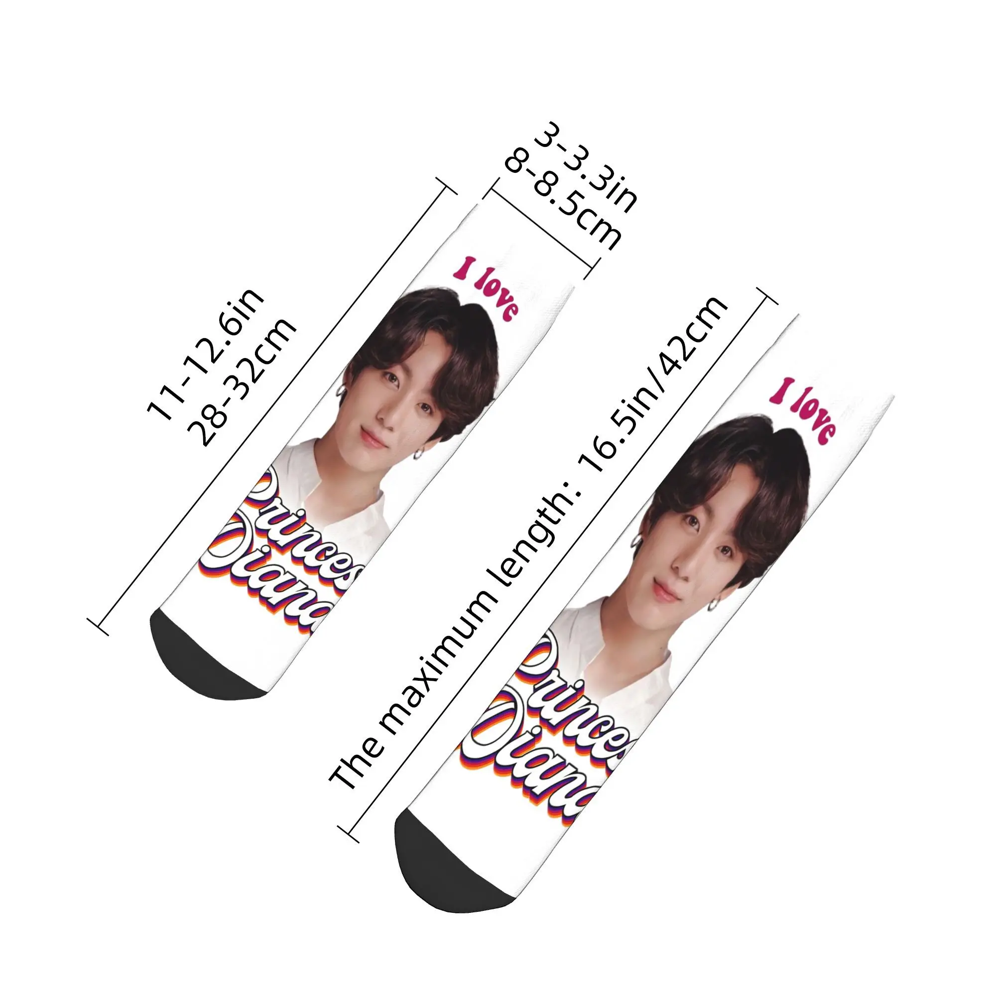 جوارب الأميرة ديانا جونغكوك kpop ريترو ميمي جوارب هاراجوكو الممتصة للعرق جميع المواسم إكسسوارات الجوارب لهدايا للجنسين