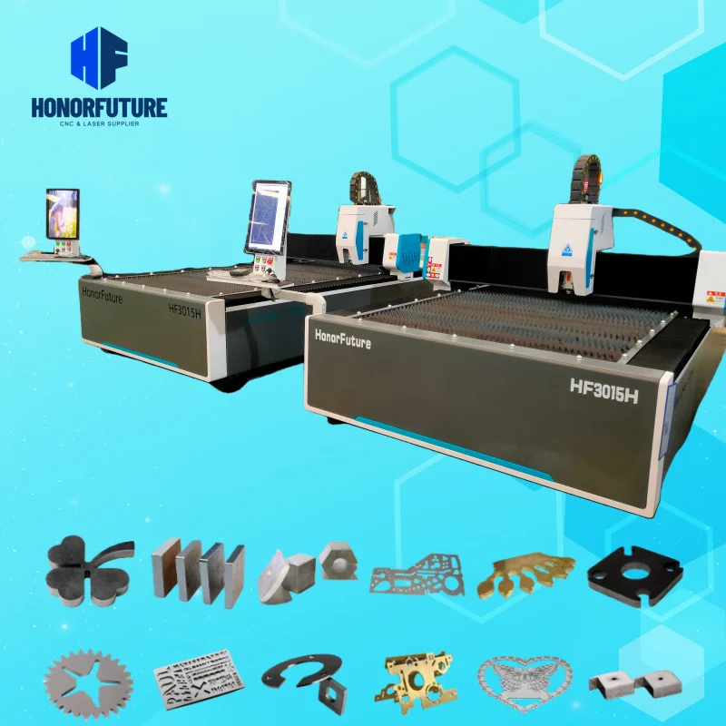 Multifunctional 1.5KW 3kw 6kw Metal Plate Tube Pipe Cutter 3015 Cnc Fiber Laser Cutting Machine for Stainless Steel Carbon Steel