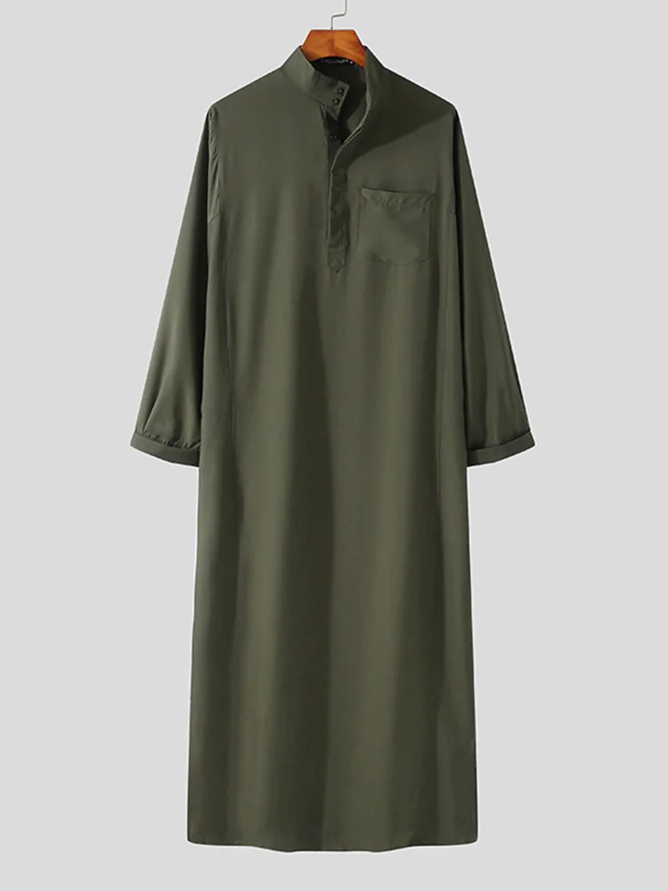 Vêtements musulmans à la mode pour hommes, Thobe Jubba, Robe à manches longues, Thobe arabe saoudien, Kaftan, Ropa arabe, Thobe islamique, Robe indienne